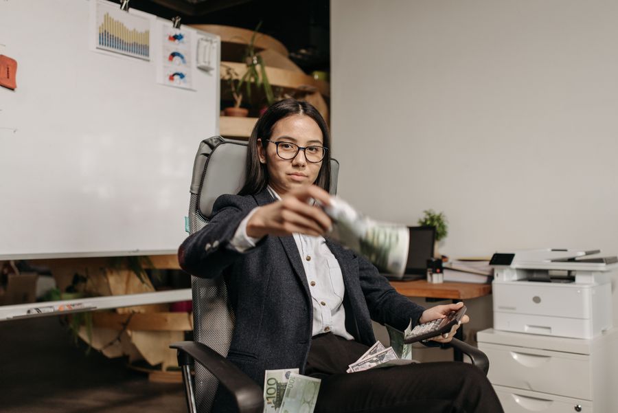 Professional in a modern office